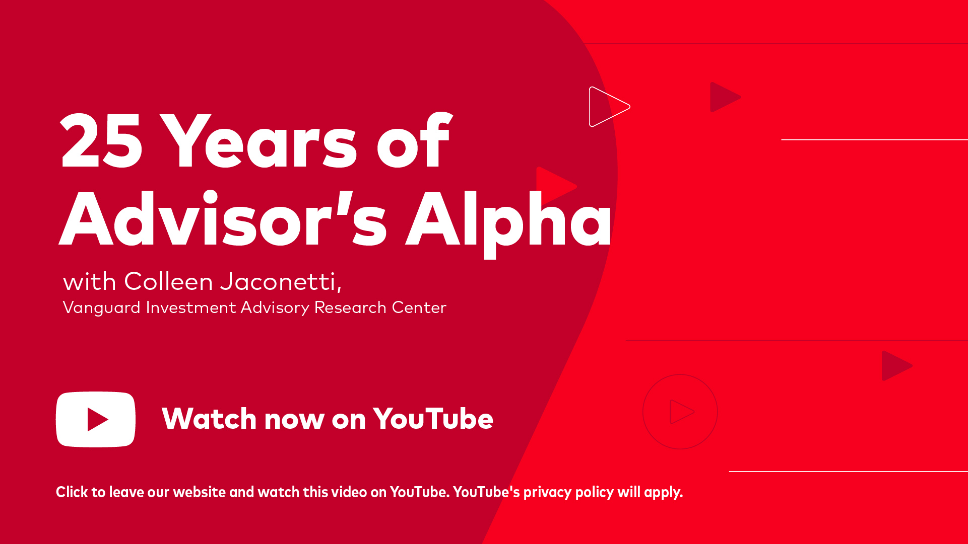 25 years of Advisor's Alpha - watch on youtube